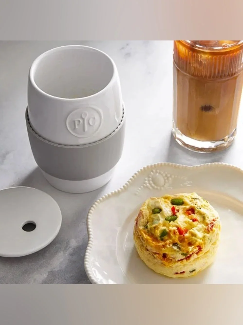 Pampered Chef Ceramic Egg Cooker